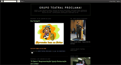 Desktop Screenshot of grupoteatralproclamai.blogspot.com