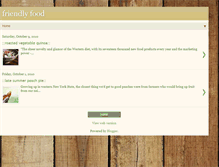 Tablet Screenshot of eatfriendlyfood.blogspot.com