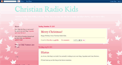 Desktop Screenshot of christianradiokids.blogspot.com