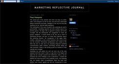 Desktop Screenshot of marketingreflectivejournal.blogspot.com