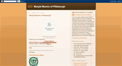 Desktop Screenshot of masjidmuminpgh.blogspot.com