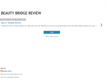 Tablet Screenshot of beautybridgereview.blogspot.com