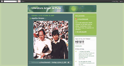 Desktop Screenshot of literaturajovendepuno.blogspot.com