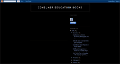 Desktop Screenshot of consumer-education-books.blogspot.com