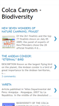 Mobile Screenshot of colcacanyon-biodiversity.blogspot.com