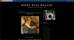 Desktop Screenshot of kerrymagann.blogspot.com