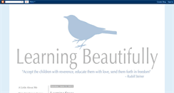 Desktop Screenshot of learningbeautifully.blogspot.com