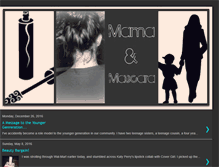 Tablet Screenshot of mamaandmascara.blogspot.com