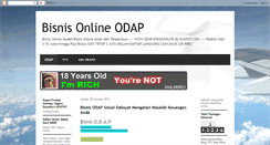 Desktop Screenshot of odap-bisnisonline.blogspot.com