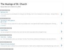 Tablet Screenshot of drchurch.blogspot.com