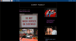 Desktop Screenshot of caneyfamily.blogspot.com