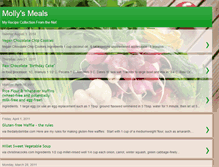 Tablet Screenshot of mollysmeals.blogspot.com