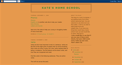 Desktop Screenshot of kateshomeschool.blogspot.com