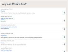 Tablet Screenshot of hollyandrosie.blogspot.com