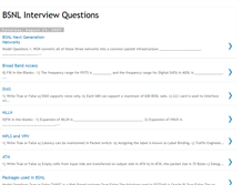 Tablet Screenshot of bsnl-interviewquestions.blogspot.com