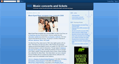 Desktop Screenshot of musicconcertsticket.blogspot.com