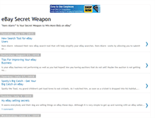 Tablet Screenshot of ebaysecretweapon.blogspot.com
