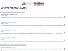 Tablet Screenshot of mentesespetaculares.blogspot.com