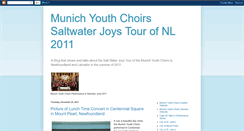 Desktop Screenshot of munichyouthchoirstour2011.blogspot.com