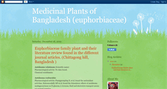 Desktop Screenshot of euphorbiaceae-bd.blogspot.com