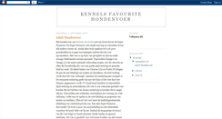Desktop Screenshot of hondenvoer.blogspot.com