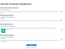 Tablet Screenshot of hondenvoer.blogspot.com