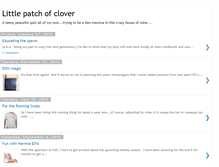 Tablet Screenshot of littlepatchofclover.blogspot.com
