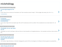 Tablet Screenshot of mickehsblogg.blogspot.com