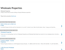 Tablet Screenshot of floridawholesaleproperties.blogspot.com