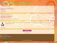 Tablet Screenshot of investigacionenfermeriauap.blogspot.com