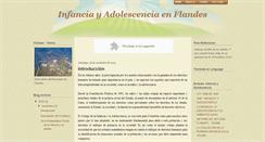 Desktop Screenshot of infanciayadolescenciaflandes.blogspot.com