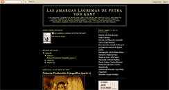 Desktop Screenshot of lasamargaslagrimasdepetra.blogspot.com