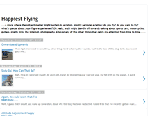 Tablet Screenshot of happiestflying.blogspot.com