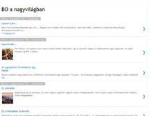 Tablet Screenshot of boanagyvilagban.blogspot.com