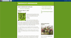 Desktop Screenshot of mazzoccasgreenhouse.blogspot.com