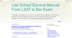 Desktop Screenshot of lawschoolsurvivalmanual.blogspot.com