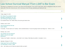 Tablet Screenshot of lawschoolsurvivalmanual.blogspot.com