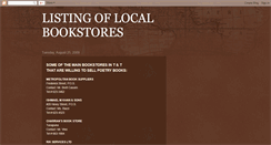 Desktop Screenshot of localttbookstores.blogspot.com