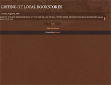 Tablet Screenshot of localttbookstores.blogspot.com