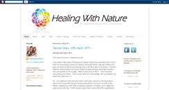 Desktop Screenshot of healing-with-nature.blogspot.com