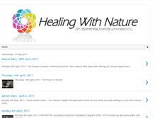 Tablet Screenshot of healing-with-nature.blogspot.com