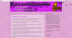 Desktop Screenshot of futilidadeslevianas.blogspot.com