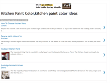 Tablet Screenshot of kitchenpaintcolors.blogspot.com