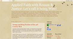 Desktop Screenshot of faithreasonjustice.blogspot.com