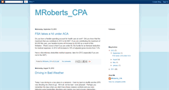 Desktop Screenshot of mrobertscpa.blogspot.com