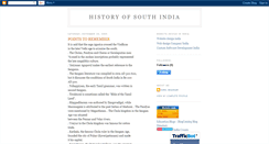 Desktop Screenshot of historyofsouthindia.blogspot.com