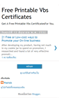 Mobile Screenshot of free-printable-vbs-certificates.blogspot.com