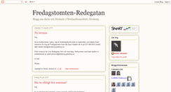 Desktop Screenshot of fredagstomten-redegatan.blogspot.com