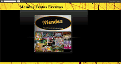 Desktop Screenshot of mendesfestaseventos.blogspot.com