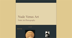 Desktop Screenshot of nude-venus.blogspot.com